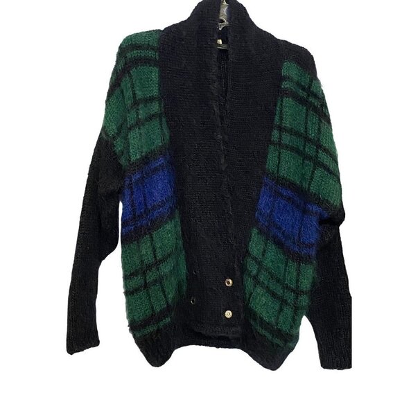 The Gold Label Designer Collection Made in U.K. Mohair Fuzzy Sweater Women's Siz - Picture 1 of 10